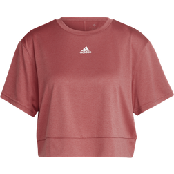 Adidas Women Aeroready Studio Loose Crop T-shirt