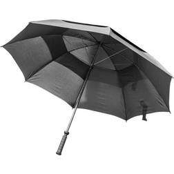 Longridge Double Canopy Golf Umbrella (One Size) (Black)