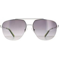 Guess Sunglasses GF5065 10B Shiny Light Nickeltin Smoke