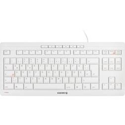Cherry Stream TKL Kabelgebunden Weiß