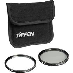 Tiffen 62mm Photo Twin Pack (UV and Circular Polarizer Filters)