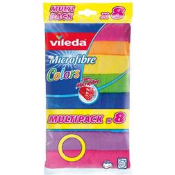 Vileda E3/77608 Chiffon Microfibre Colors 8 Pièces