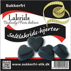 Lakridshjerter salt sukkerfri