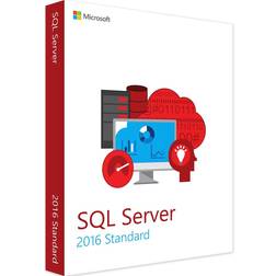 Microsoft SQL Server 2016 Standard Core licens 2 kerner