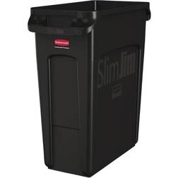 Rubbermaid Vented Slim Jim Resin Trash Can, 16