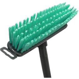 JVL Lightweight Outdoor Hard Bristle Sweeping Brush Broom Turquoise/Grey