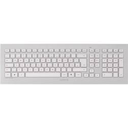 Cherry DW 8000 Ensemble Clavier Et Souris 2.4 GHz Suisse Blanc Argent