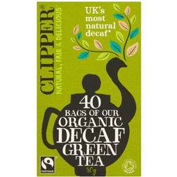 Clipper Organic Fairtrade Decaf Green Tea 40