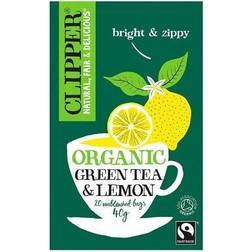 Clipper Grönt Te med Citron, 20 påsar