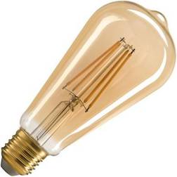 SLV ST64 E27, LED Leuchtmittel gold 7,5W 2500K CRI90 320 LED Lampen Sockel E27