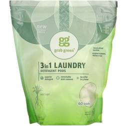 Green 3-in-1 Laundry Detergent Pods Vetiver 60