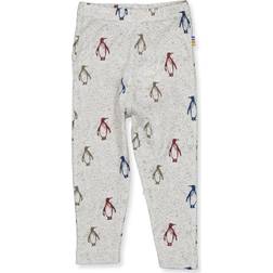 Joha Leggings - Bambus Grau m. Pinguine