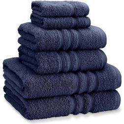 Catherine Lansfield Twist 100% Micro Yarn Bath Towel Blue