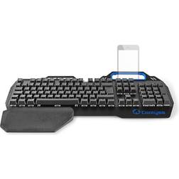 Nedis Clavier Backlit USB Nordique Noir