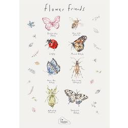 Cam Cam Copenhagen Copenhagen - FSC Mix Plakat Flower Friends