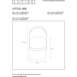 Lucide Little Joe LED-dekorationslampe, orange Natlampe