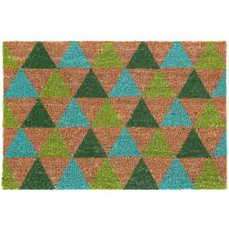 Premier Housewares Multicoloured Doormat Green