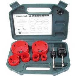 Brüder Mannesmann Eight Piece Hole Saw Set HSS 44100