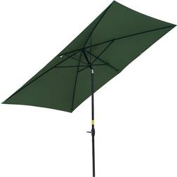 OutSunny 2 3m Garden Parasol Rectangular Market Umbrella