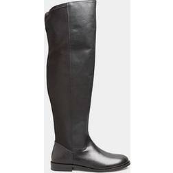 LTS knee high 50/50 faux leather croc boots