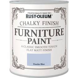 Rust-Oleum Powder Blue Chalky Paint Blue 0.75L