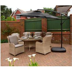 Glendale 3m Grey Cantilever Parasol