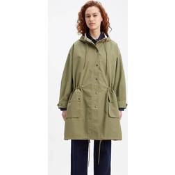 Levi's Cortaviento 3/4 con Capucha - Verde