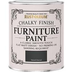 Rust-Oleum Chalky Paint Natural Charcoal 750Ml Metal Paint 0.75L