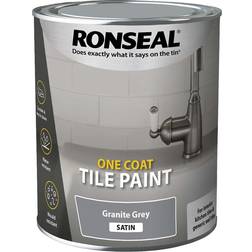 Ronseal One Coat Tile Paint Granite Grey 0.75L