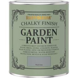 Rust-Oleum Garden Paint Pitch Metal Paint Grey 0.75L