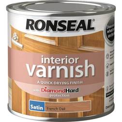 Ronseal 36823 Interior Varnish Quick Dry Wood Protection 0.25L