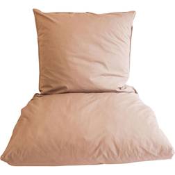 Omhu omhu Percale Dynebetræk Grå, Pink