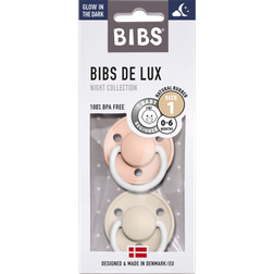 Bibs De Lux GLOW Latex Blush/Vanilla 2 pak Flere størrelser