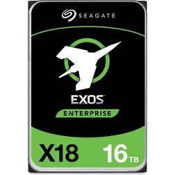 Seagate Exos X18 16TB 512E/4kn 3.5" 7200R/min SATA 6.0 Gbit/s Harddisk