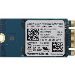 Lenovo WD PC SN520 256GB PCI Express 3.0 x2 (NVMe)