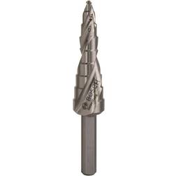 Bosch Professional 2608587427 Step Drill Bit HSS 6 M10 M12 M16 M20 M25 M32 M40, Gray