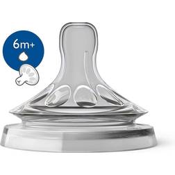 Philips Avent Natural Y Baby Bottle Teat 6M 2 pc