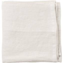 Raw Linen Napkin Off Stoffserviette Weiß, Blau