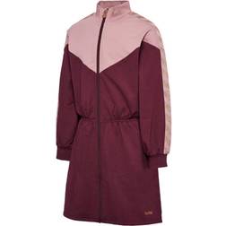 Hummel Hmlalvilda Kleid med Reißverschluss - Hellpink/Weinrot