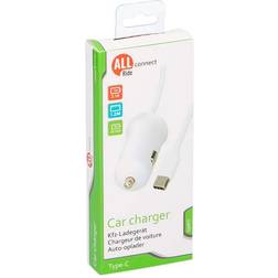 allride Connect 2,0 Cigarettænder Oplader, Usb-c, 2,1a