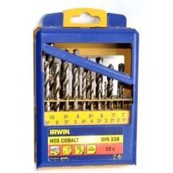 Irwin Metalborsæt Cobalt; 1-10 mm; 19 stk