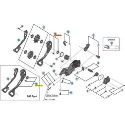 Shimano Yderplade RD-M9000 GS