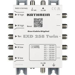 Kathrein EXD 258 Twin Commutateur Multiple SAT Cascade Unicable Entrées 20510143