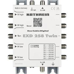 Kathrein EXD 258 Twin SAT Multikontakt