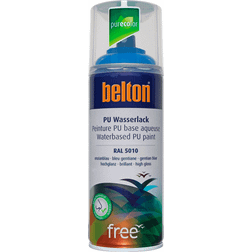 Belton Free high gloss farvespray RAL 5010 enzian Lakmaling Blå 0.4L