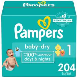 Procter & Gamble Baby Dry Diapers Size 1 4-6kg 204pcs