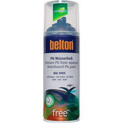 Belton Free mat farvespray RAL 9005 dyb Lackfärg Svart 0.4L