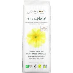 Naty Eco Bindor Normal utan vingar Växtbaserade 12-pack