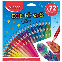 Maped Colorpeps Triangular Crayons 72 colors