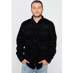 Brandit Corduroy Classic Shirt Long Sleeve - Schwarz